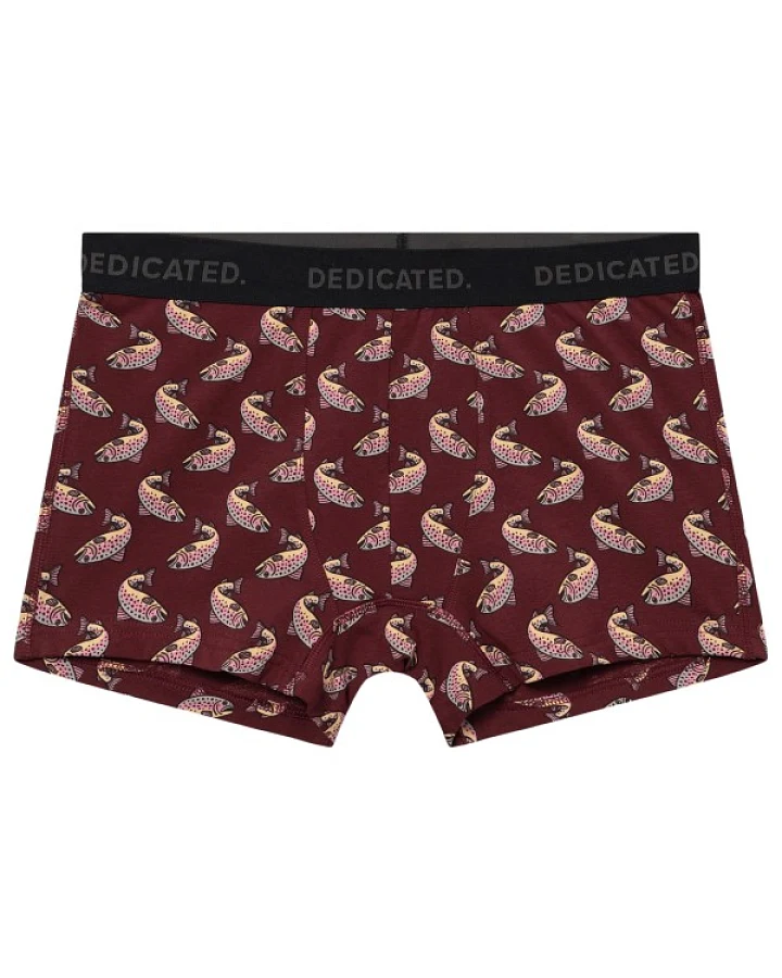 DEDICATED - Boxer Briefs Kalix Trout - Alltagsunterwäsche Gr L rot