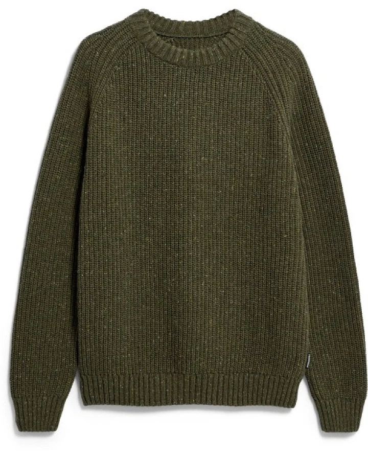 ARMEDANGELS - Kiaano Tweed - Pullover Gr XL oliv