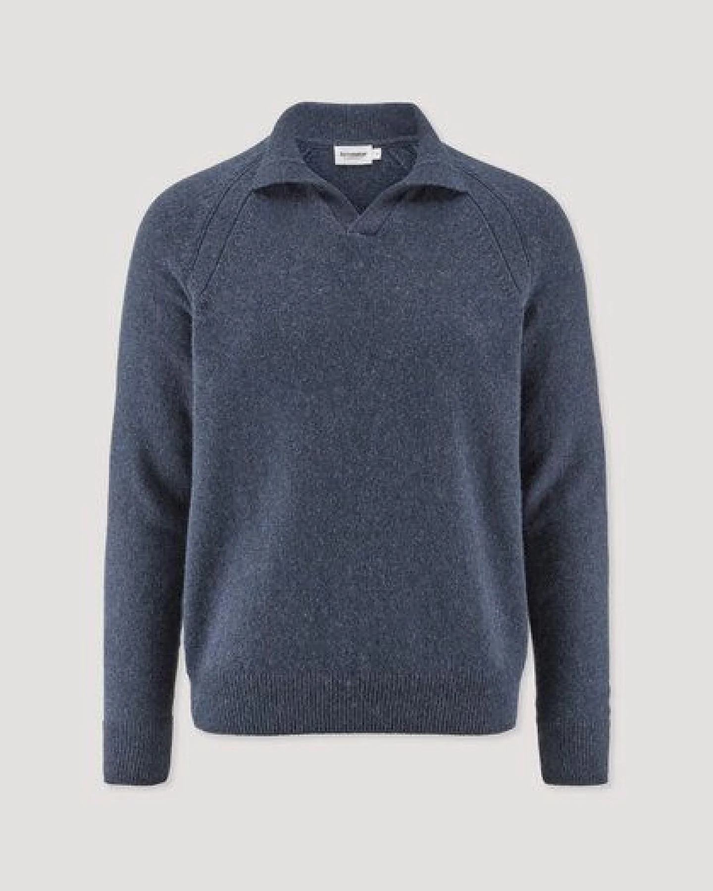 hessnatur Strick Polo Regular aus Bio-Merinowolle mit Bio-Baumwolle – Ansicht 4