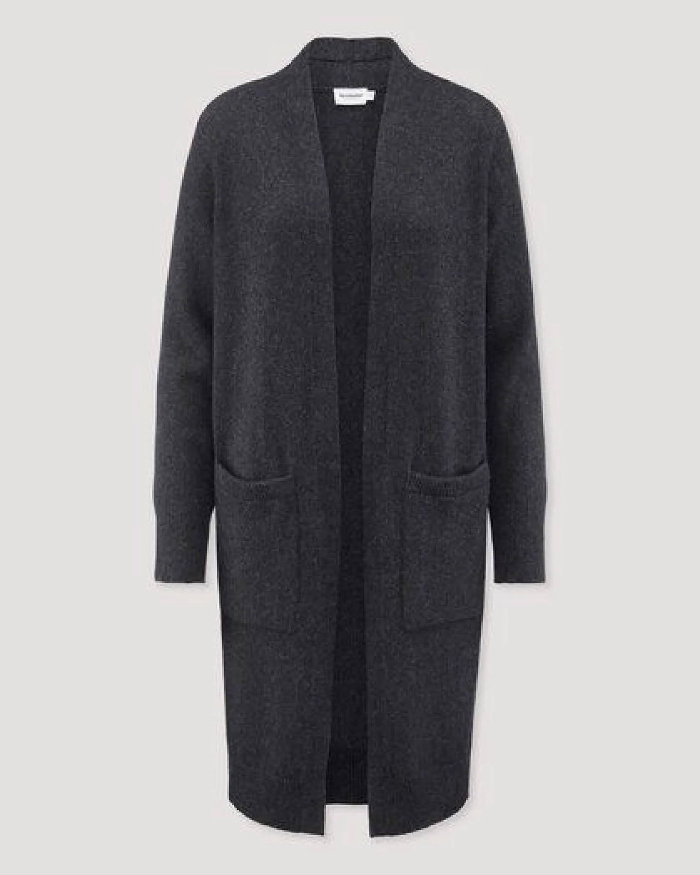 hessnatur Strick Jacke Relaxed aus Bio-Schurwolle mit Bio-Baumwolle – Ansicht 4