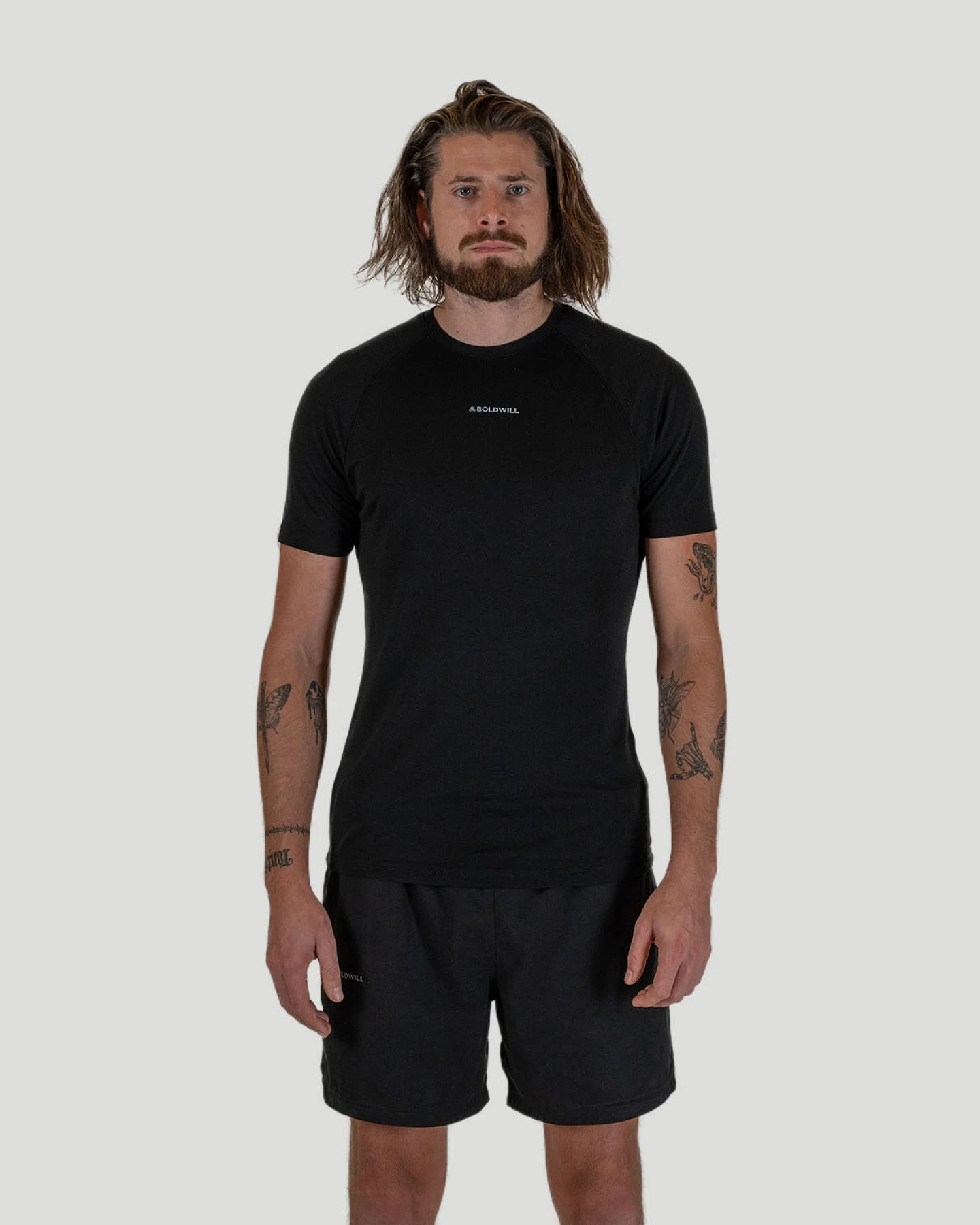 Boldwill Herren vegan T-Shirt Schwarz – Ansicht 2