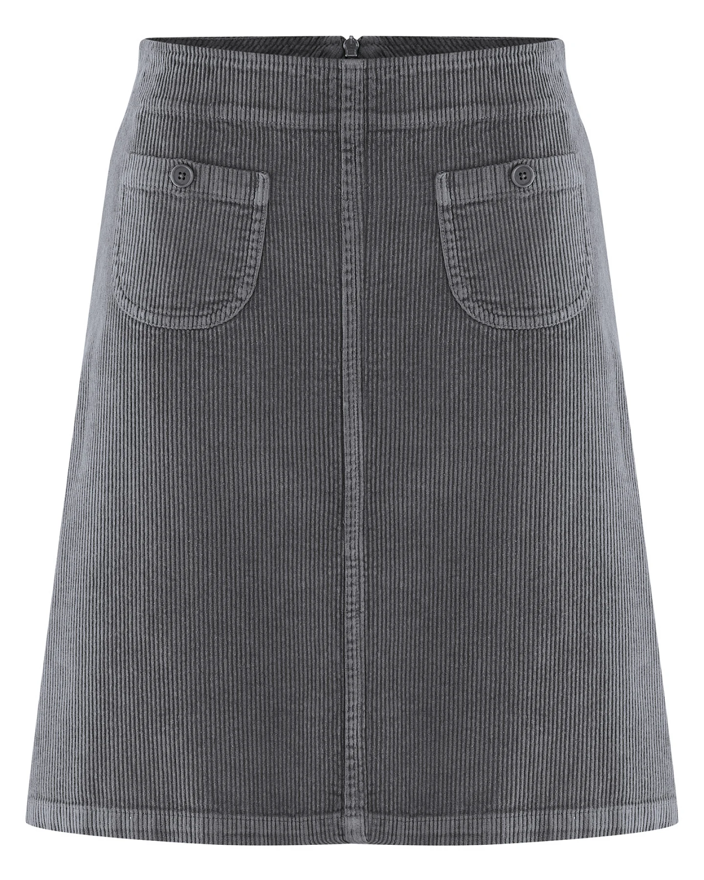 Hempage Damen vegan Rock Simple Cord Schiefergrau – Ansicht 2
