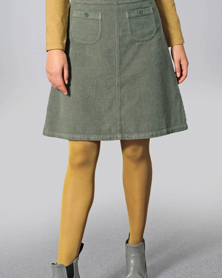 Hempage Damen vegan Rock Simple Cord Thymiangrün