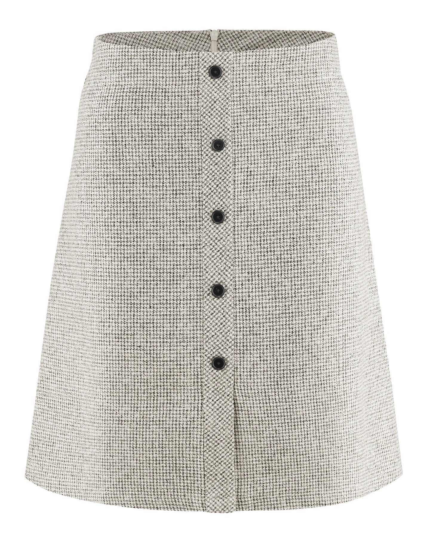 Hempage Damen vegan Rock Knopfleiste Natur – Ansicht 2