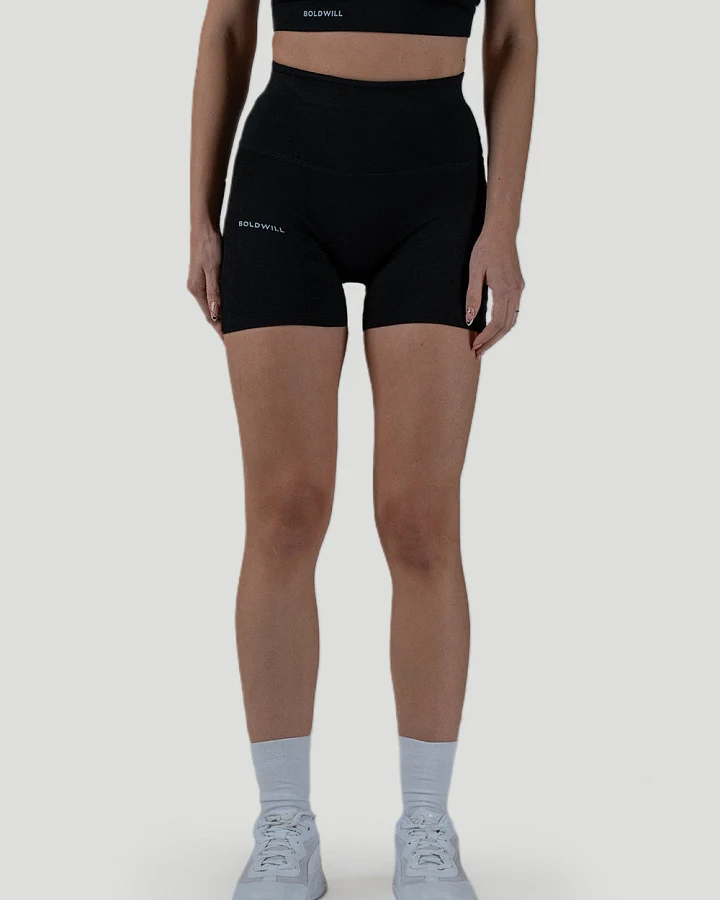Boldwill Damen vegan Biker Shorts Schwarz