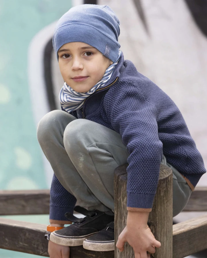 Pickapooh - Beanie Wolle-Seide "Rap" jeans