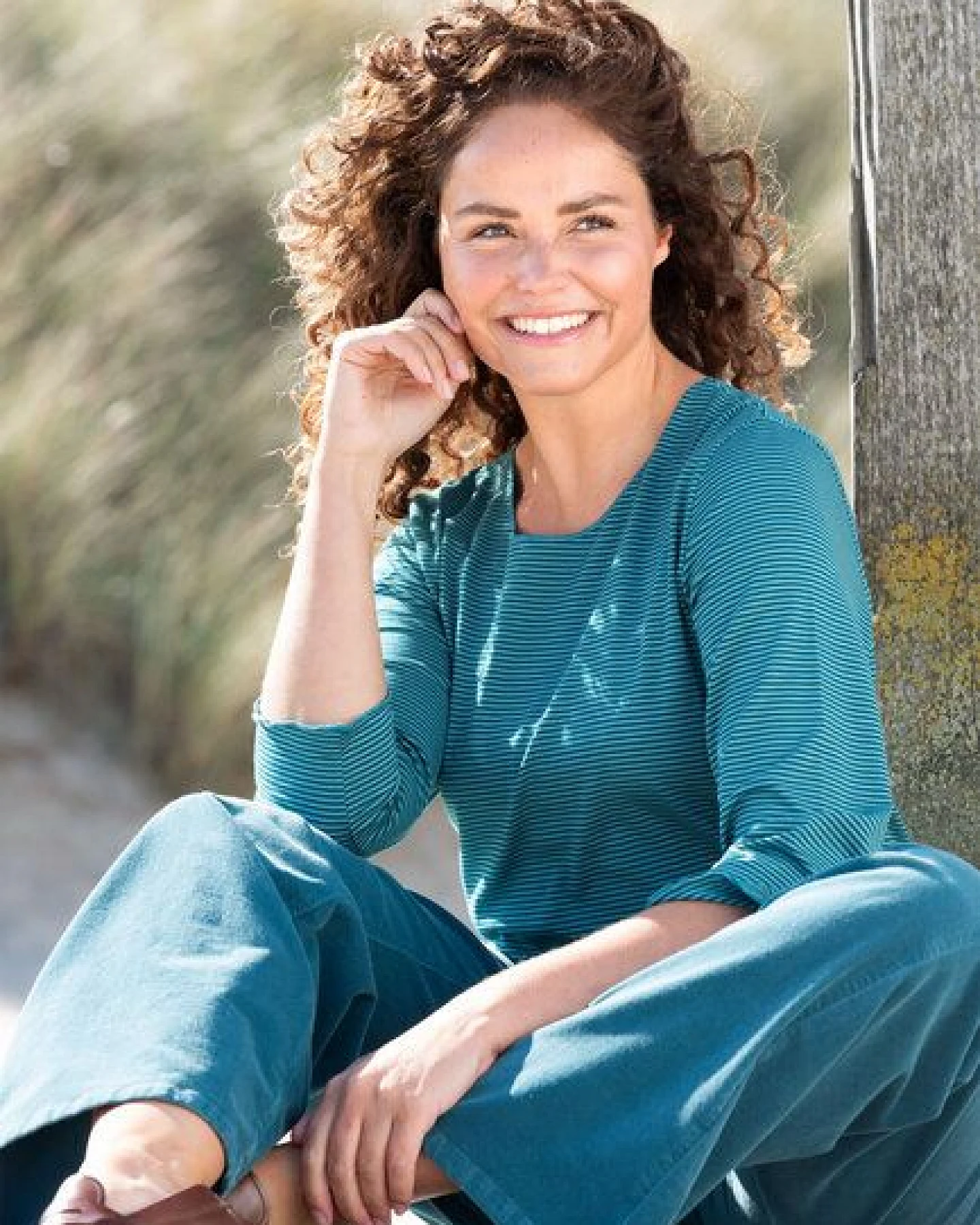 Heidekönigin 3/4-Arm Shirt Ringel – Ansicht 4