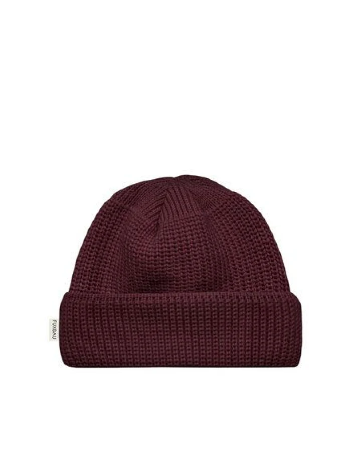 FUXBAU Kurze Merino Fischermütze