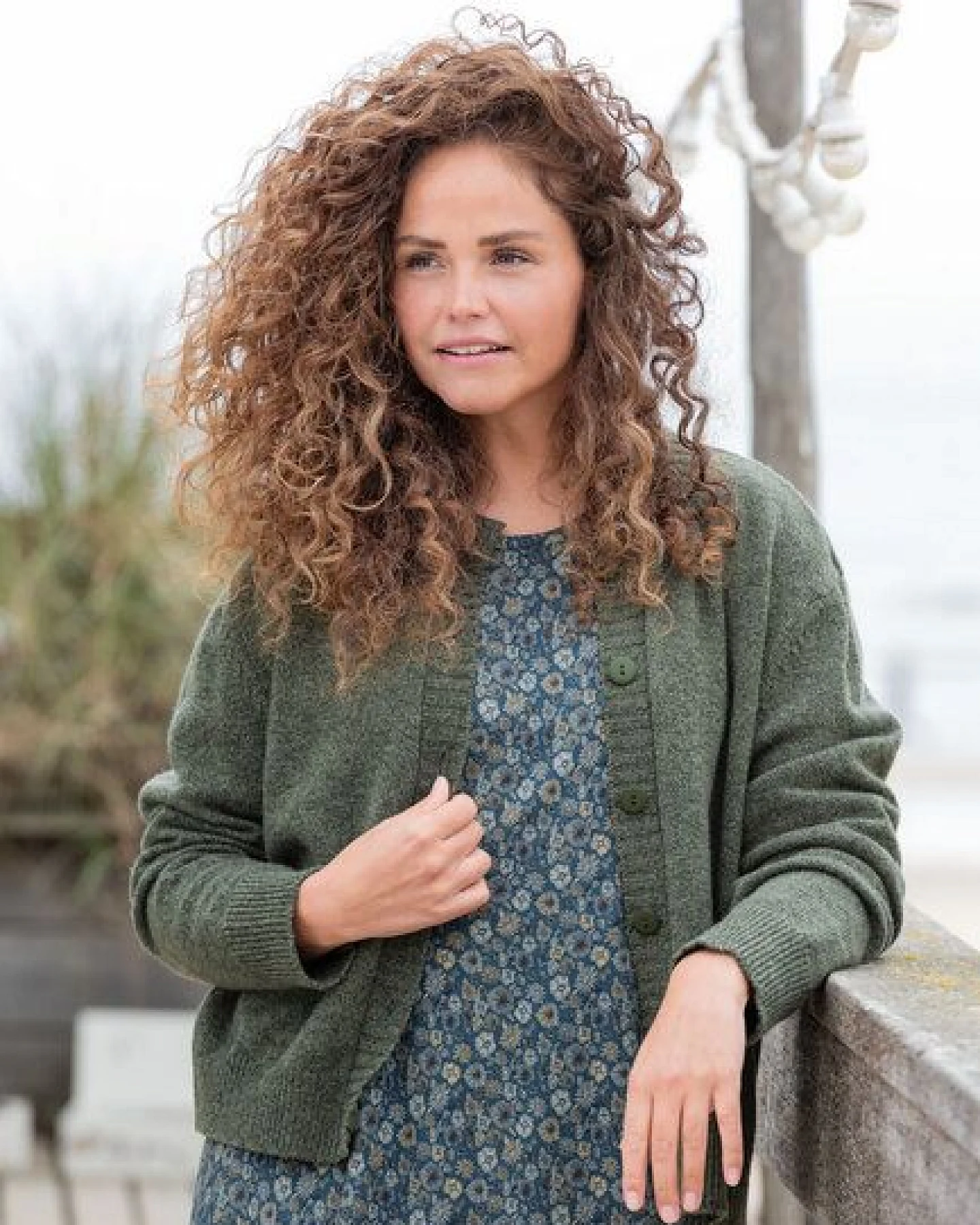 Heidekönigin Strickjacke MELIERT – Ansicht 4