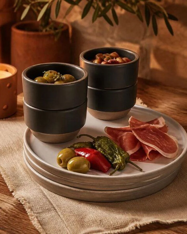 Izanami Tableware Lietzensee Genuss-Set Schwarz – Tapas & Snacks