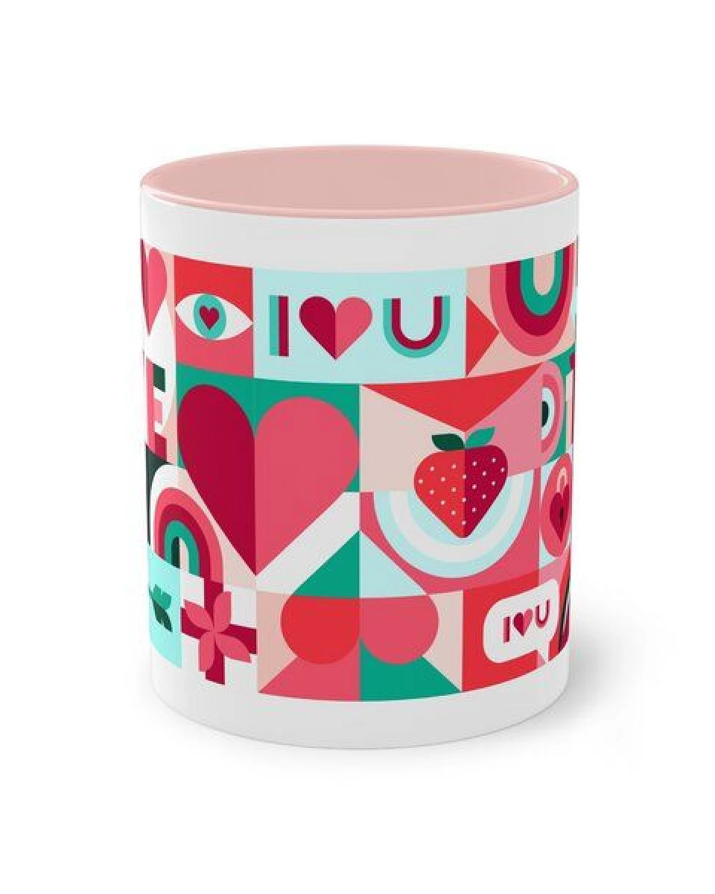 PepMelon Beere Liebe Tee & Kaffee Becher, 11oz, 330 ml – Ansicht 3
