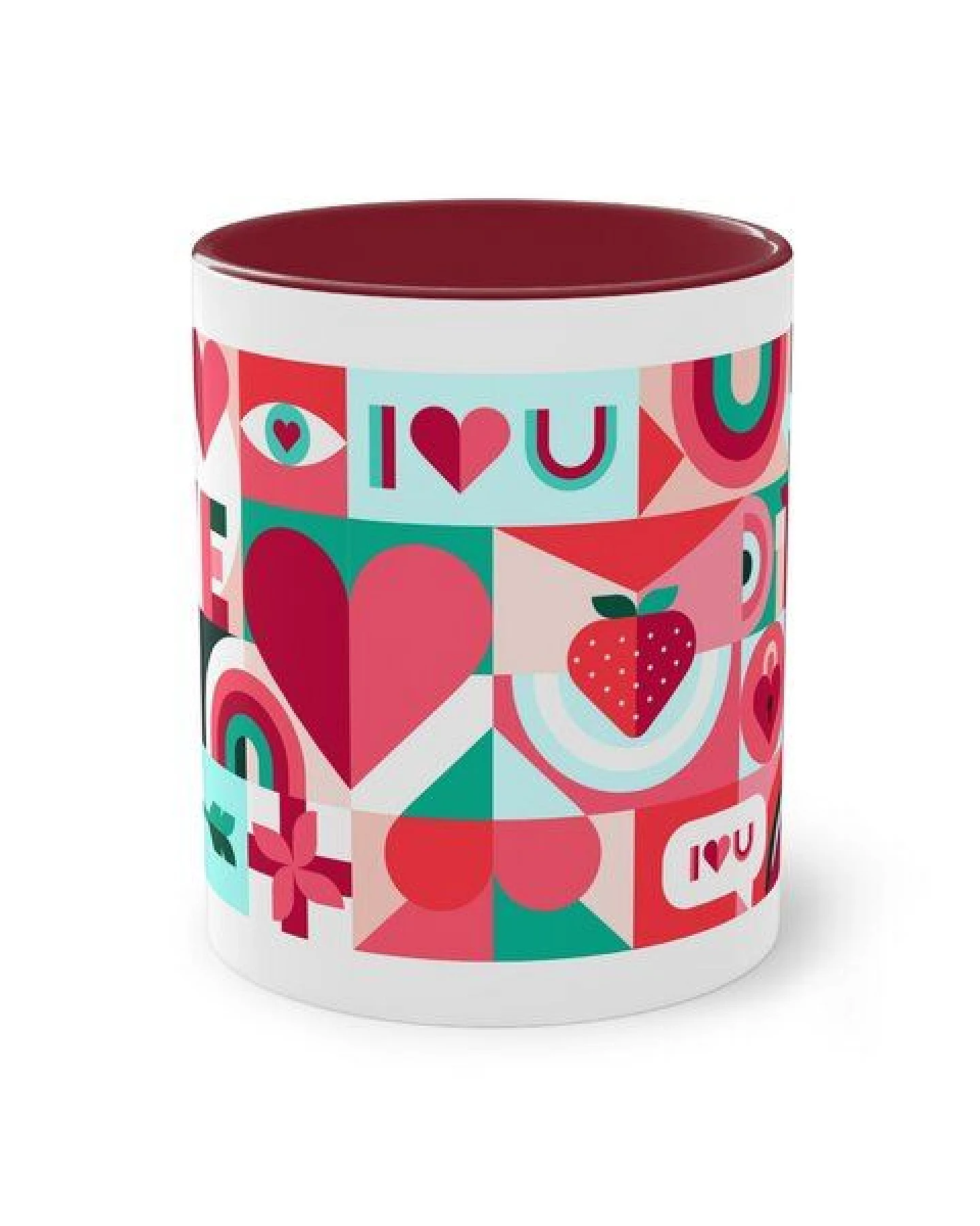 PepMelon Beere Liebe Tee & Kaffee Becher, 11oz, 330 ml – Ansicht 3