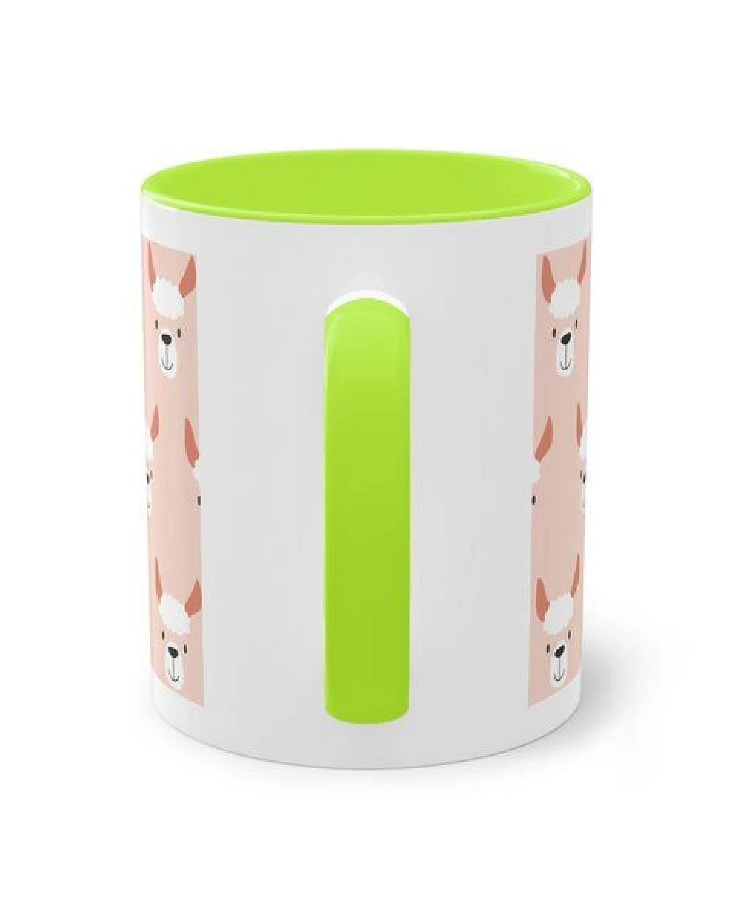 PepMelon Lama Tasse mit Farbe innen, Be Llamazing, lustige Lama Weihnachtstasse – Ansicht 3