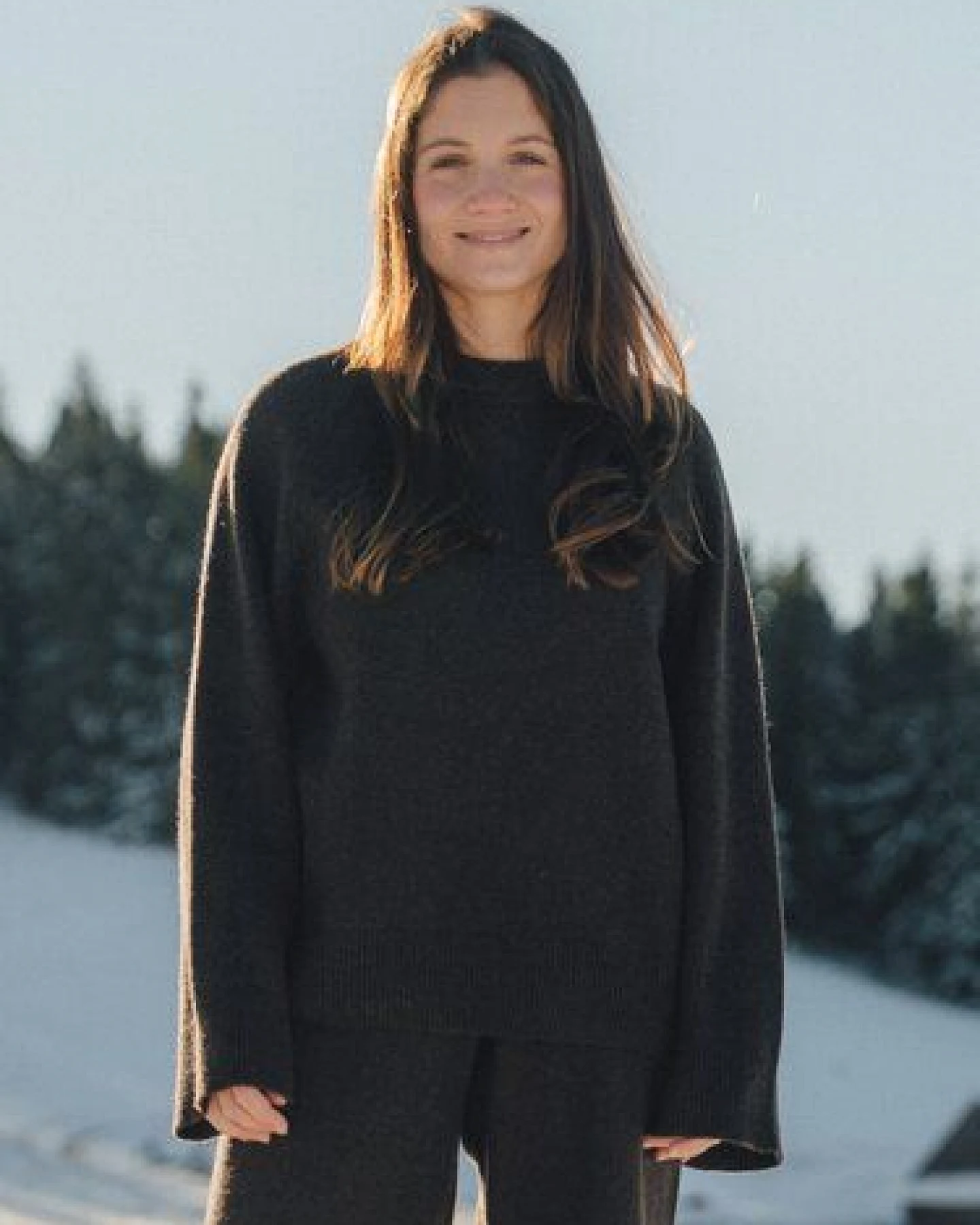 Kopyto BARIBAL - Damen Oversize Boxy Stickpullover aus Merino-wolle RWS- zertifiziert – Ansicht 3