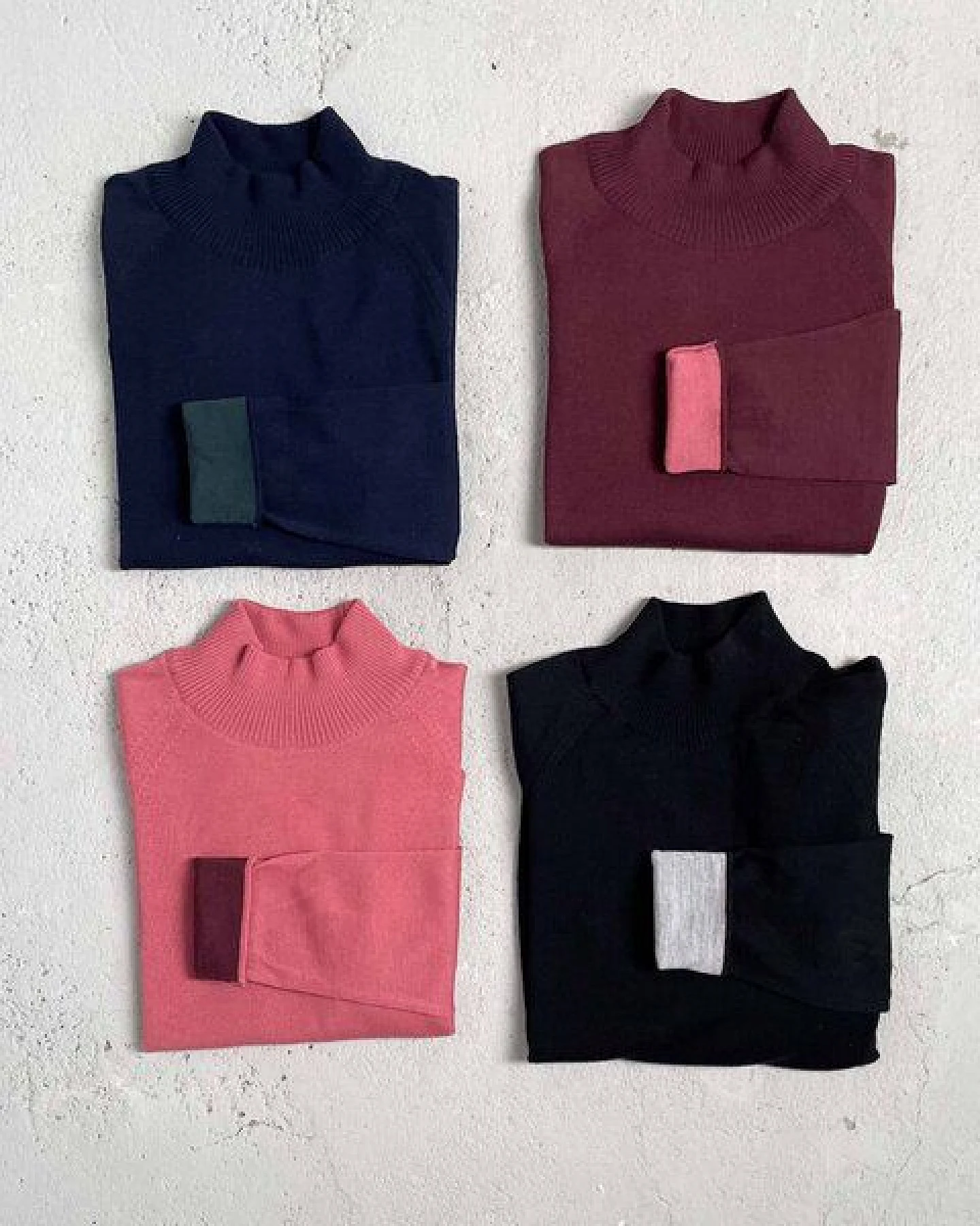 Kopyto Damen Strick Pullover Stehkragenpullover aus 100% Merinowolle RWS-zertifiziert Eco – Ansicht 2