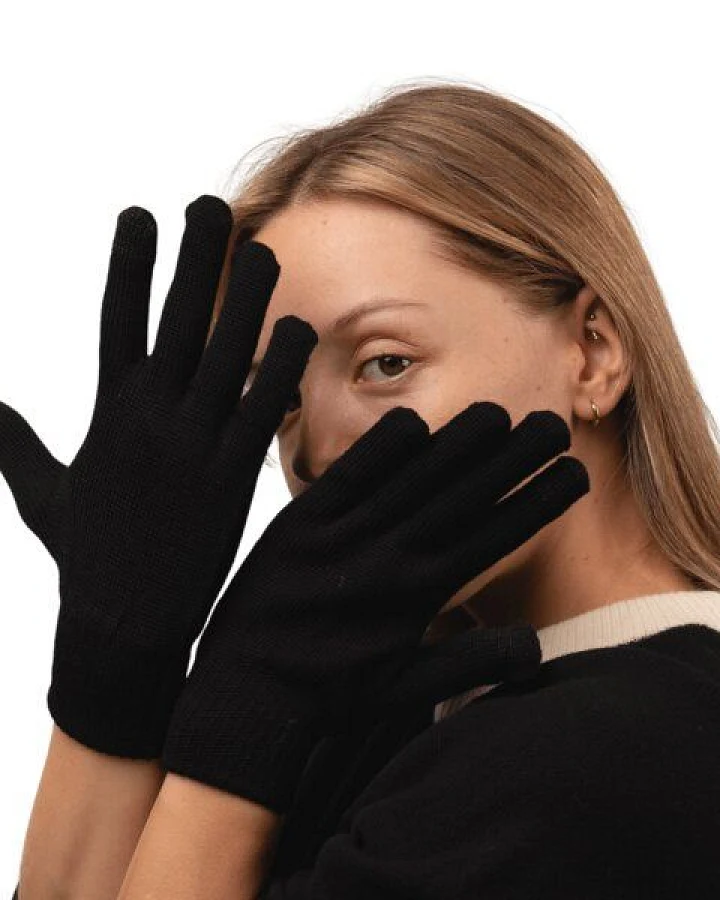 Kopyto GIBBONS 5-Finger Handschuhe, 100% Merinowolle RWS-zertifiziert, Klassische, Warme