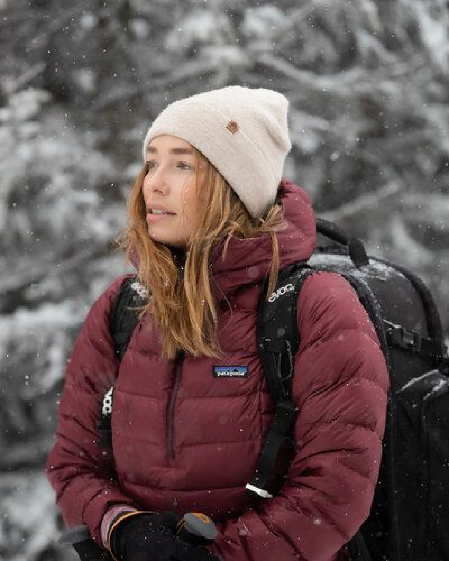 Kopyto WOLF - Glatte Zweilagige Beanie Mütze aus 100% RWS-Merinowolle – Ansicht 4