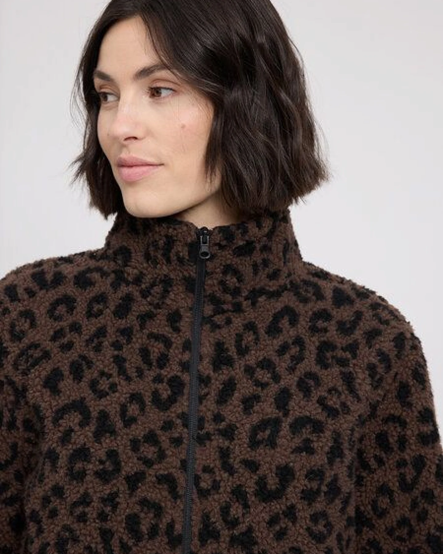 Mazine Printed Teddy-Fleece Jacket – Ansicht 4