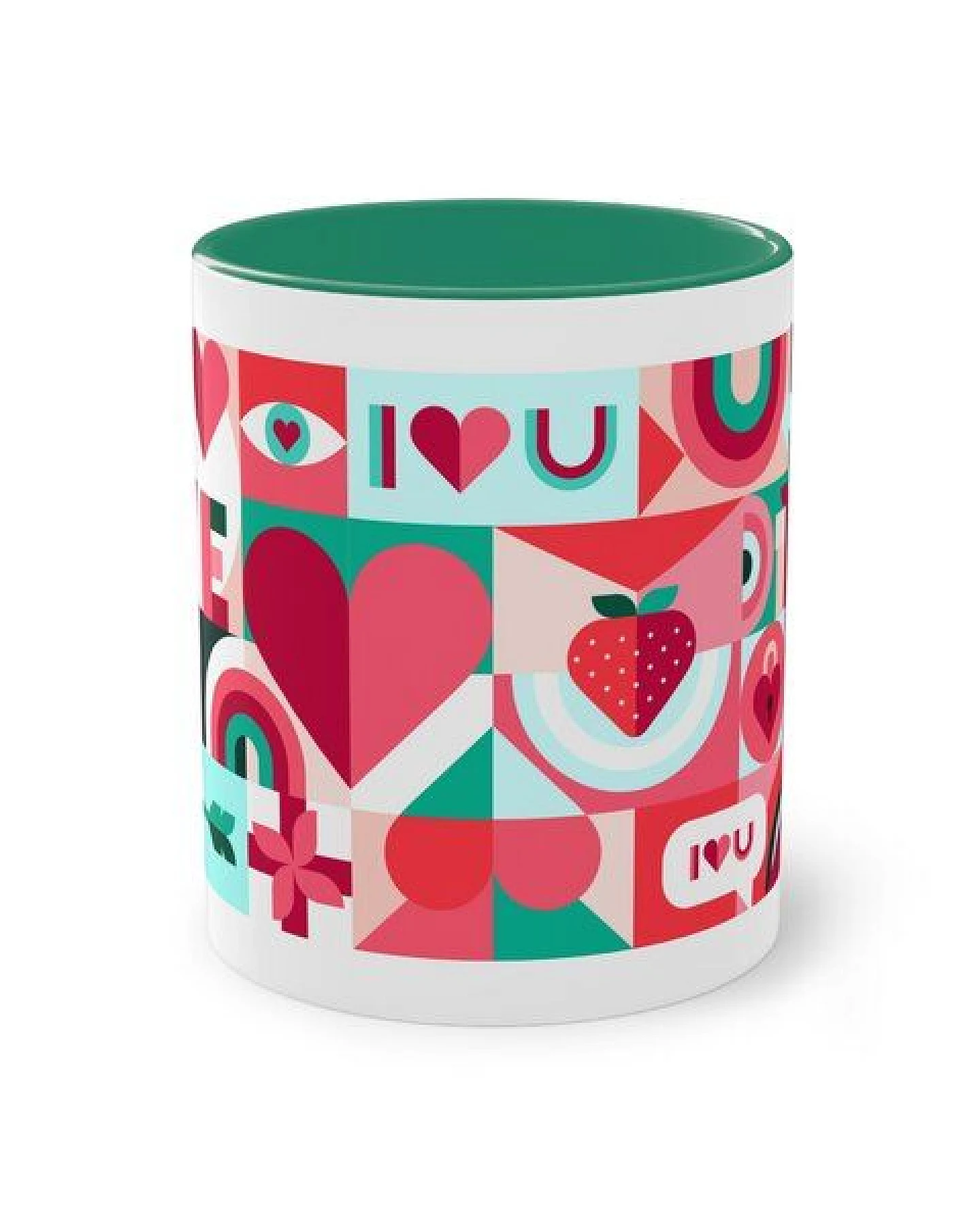 PepMelon Beere Liebe Tee & Kaffee Becher, 11oz, 330 ml – Ansicht 3