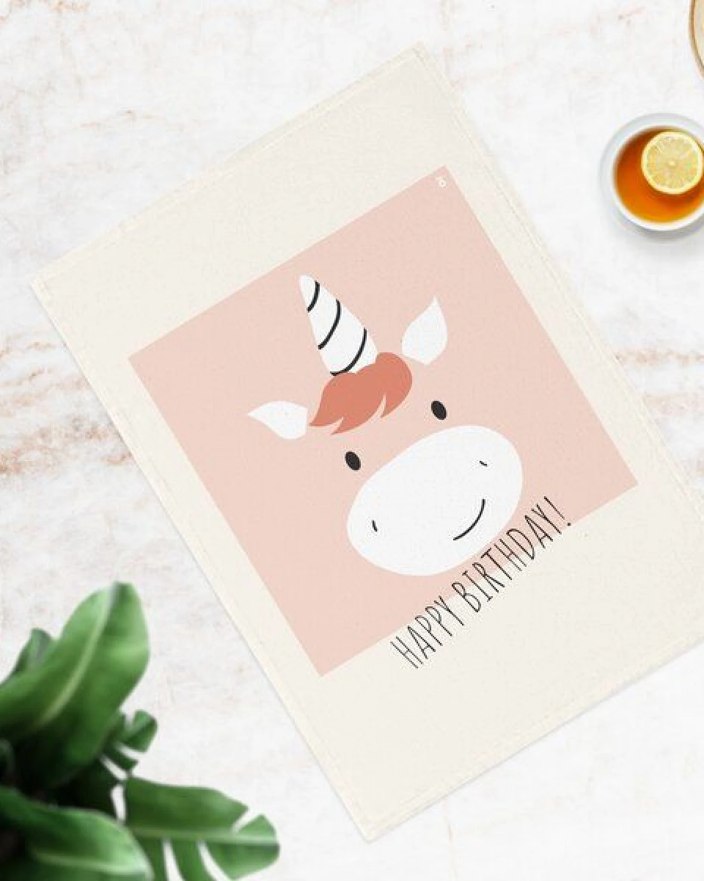 PepMelon Einhorn Geschirrtuch Geschenk für Weihnachten oder Geburtstag – Ansicht 2