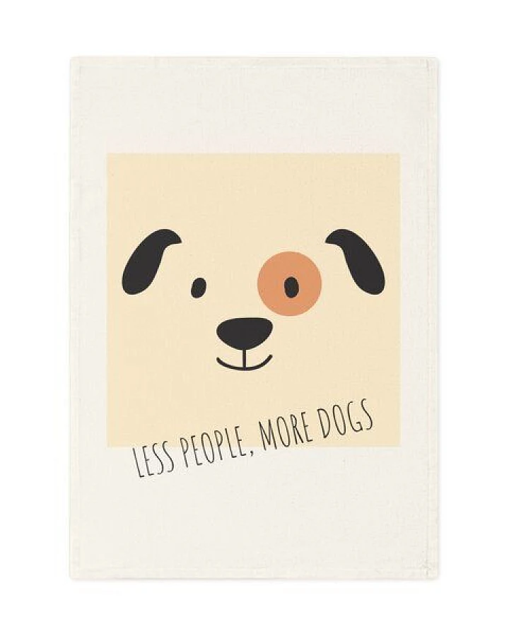 PepMelon Hund Bio-Baumwoll-Geschirrtuch, 50 x 70 cm