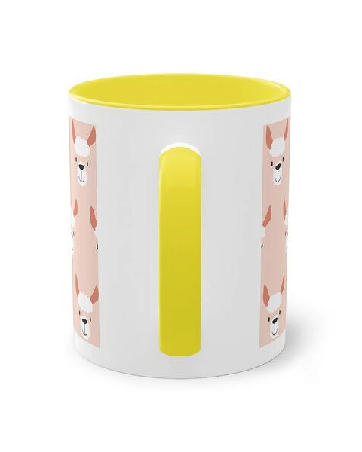 PepMelon Lama Tasse mit Farbe innen, Be Llamazing, lustige Lama Weihnachtstasse – Ansicht 3