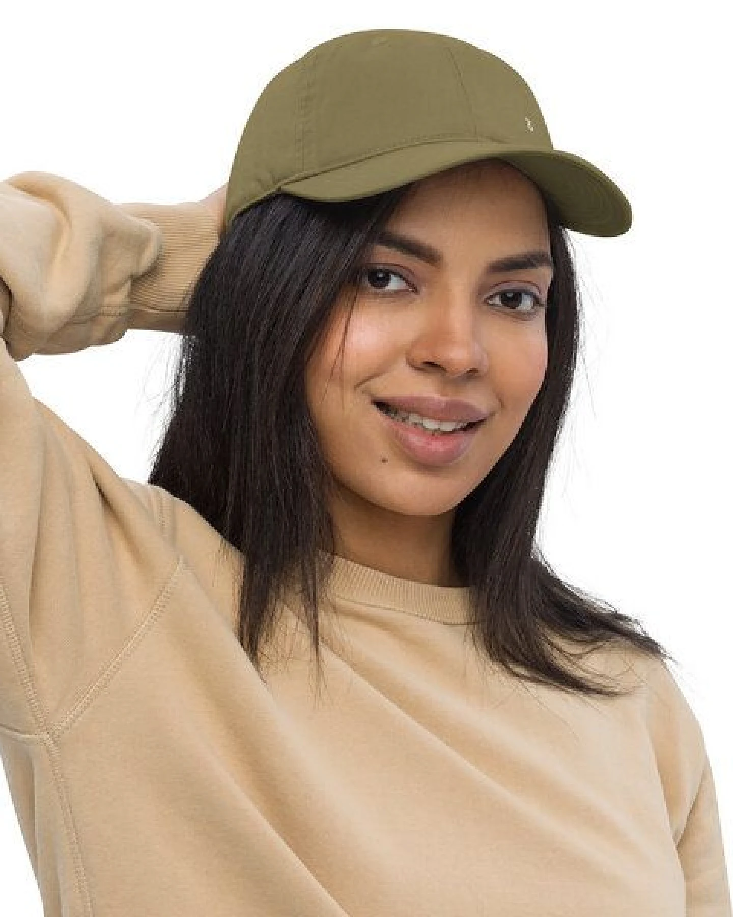 PepMelon Minimal Bio-Baseballmütze, personalisierbare Baseballkappe, dad cap – Ansicht 4