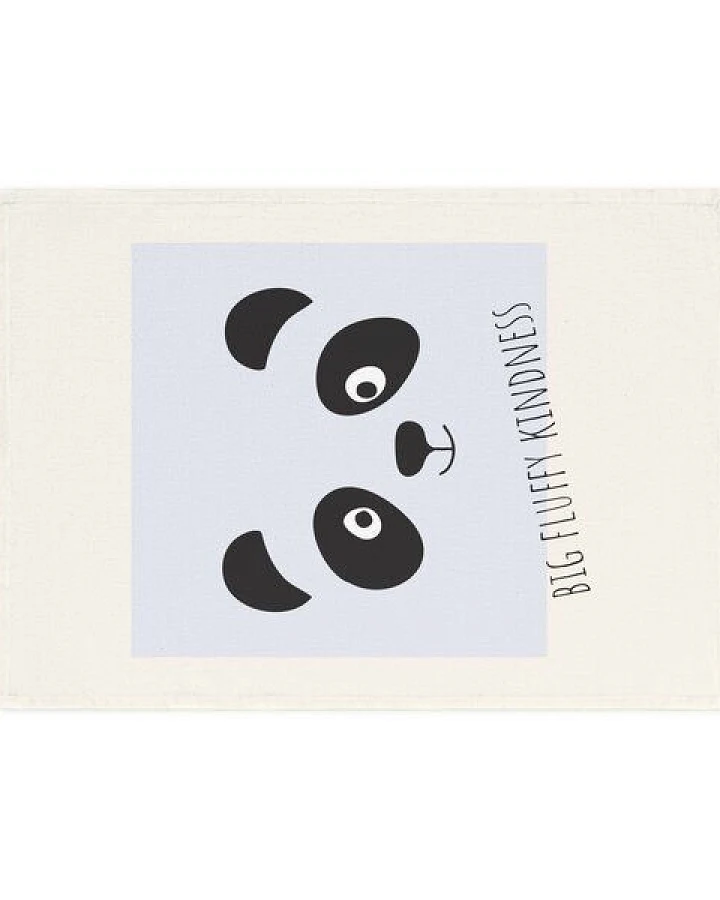 PepMelon Panda Bio-Baumwoll-Geschirrtuch, 50 x 70 cm