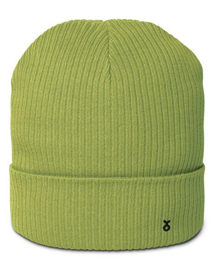 Rippenmütze aus Bio-Baumwolle Unisex - PepMelon schwarzes Logo