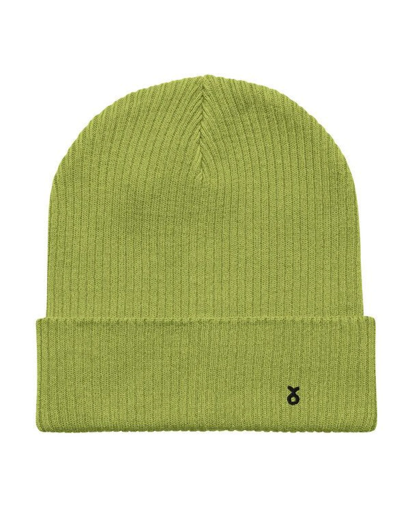 Rippenmütze aus Bio-Baumwolle Unisex - PepMelon schwarzes Logo – Ansicht 3