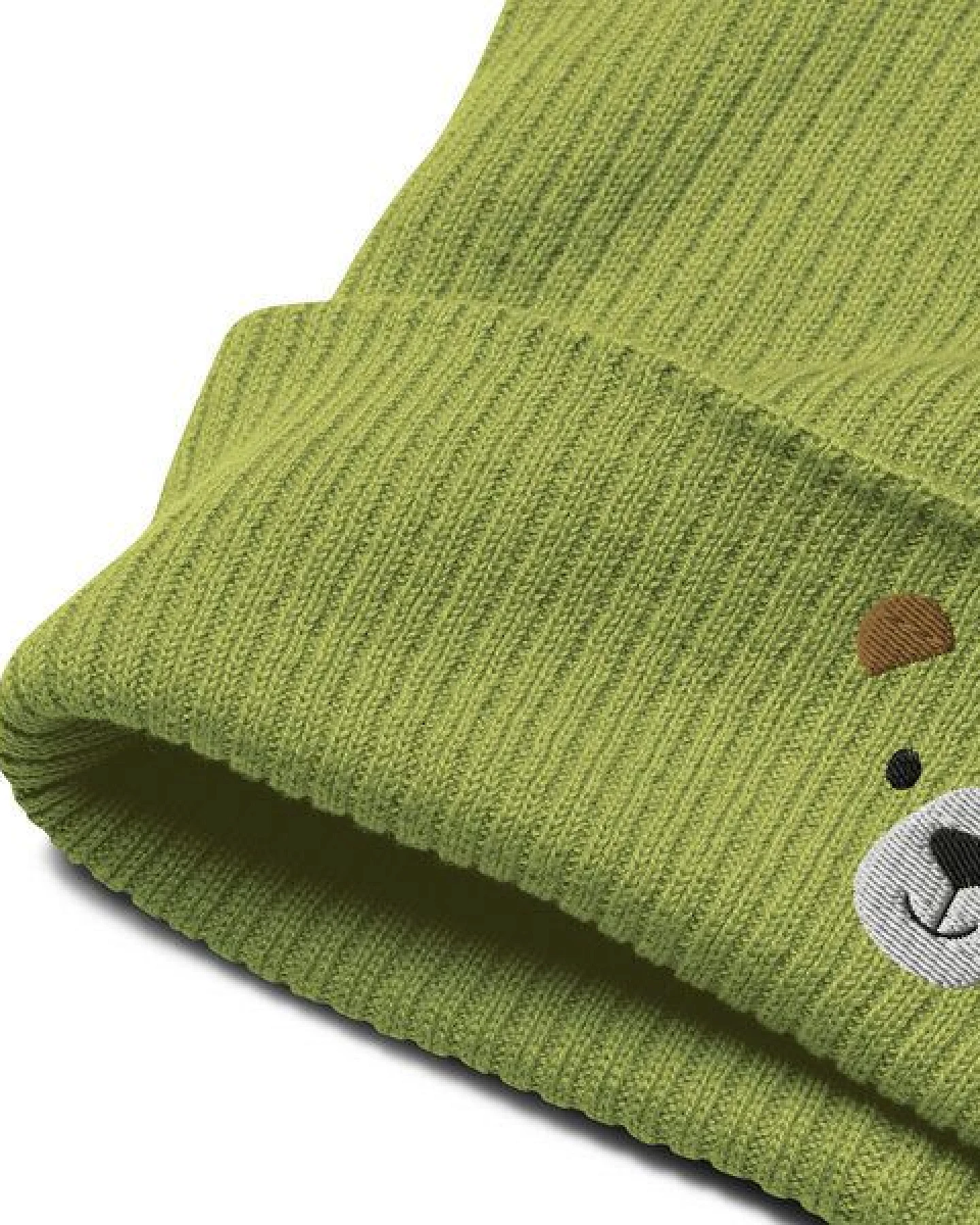 PepMelon Bärengesicht Bio-Rippmütze – Ansicht 3
