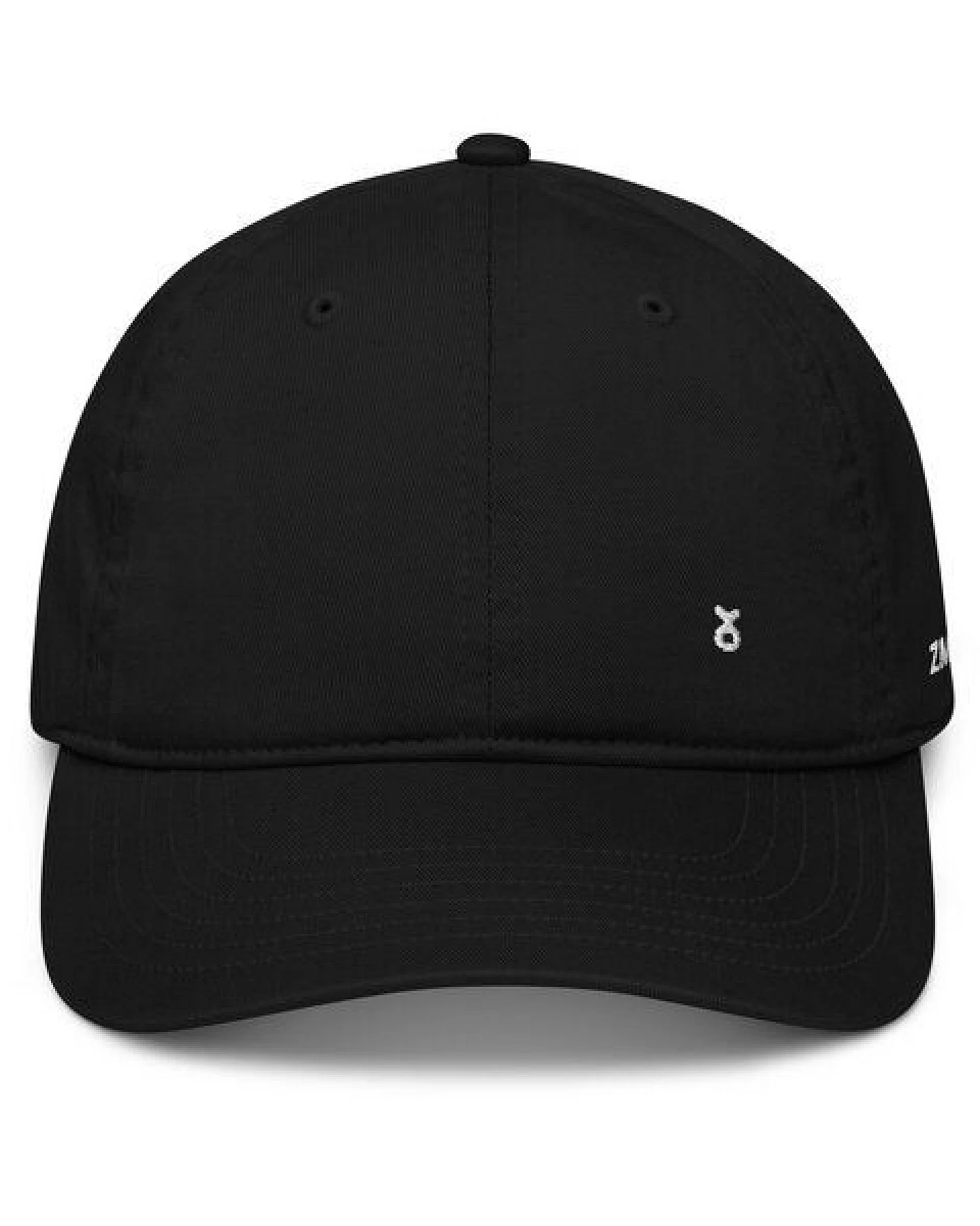 PepMelon Minimal Bio-Baseballmütze, personalisierbare Baseballkappe, dad cap – Ansicht 2