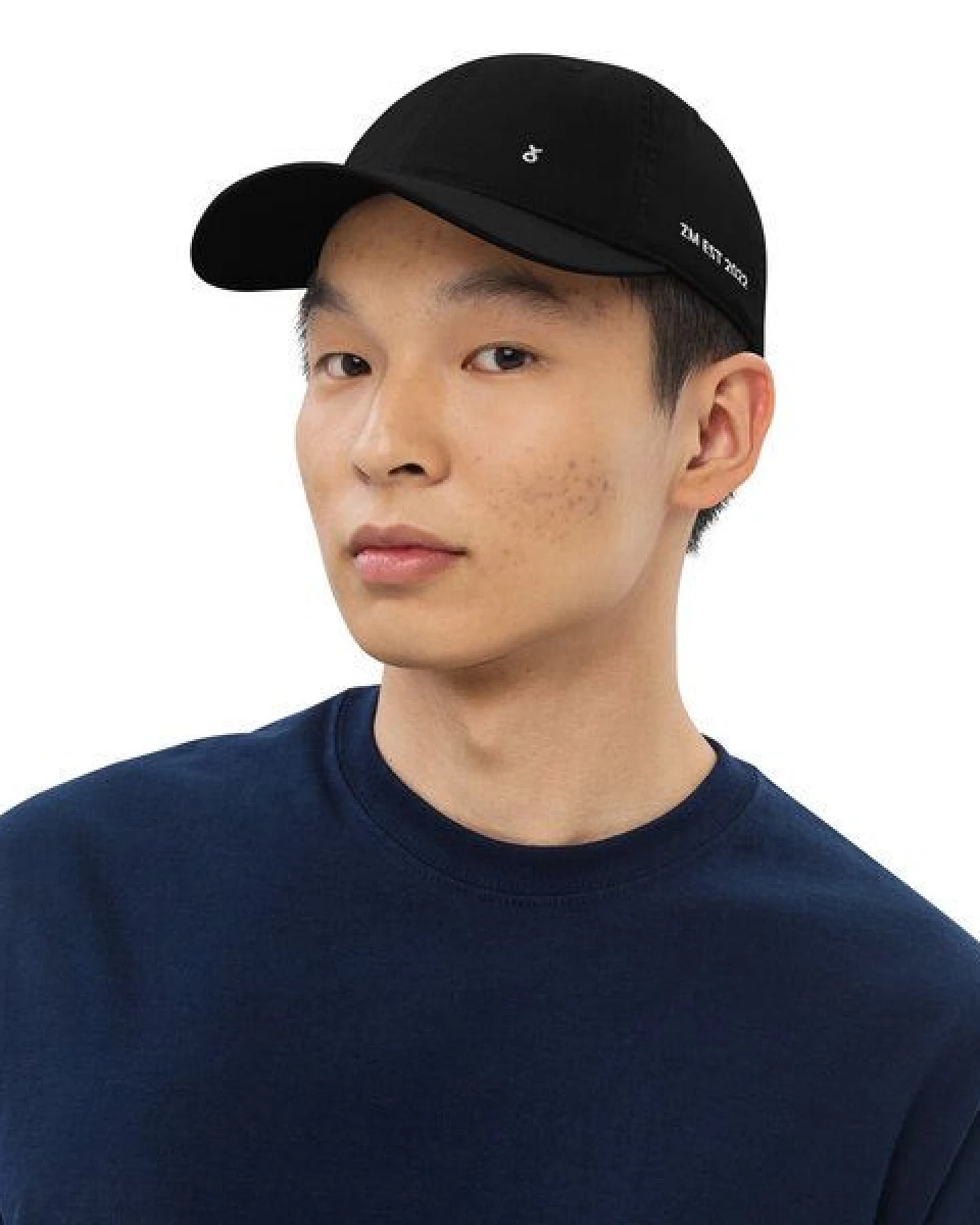PepMelon Minimal Bio-Baseballmütze, personalisierbare Baseballkappe, dad cap – Ansicht 4