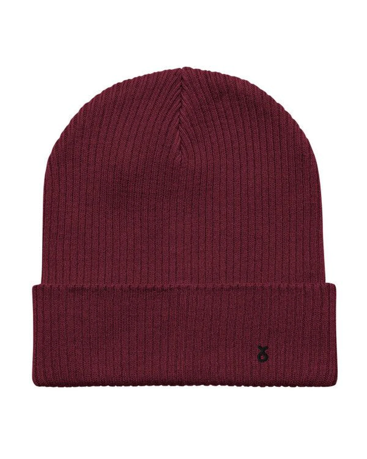 Rippenmütze aus Bio-Baumwolle Unisex - PepMelon schwarzes Logo – Ansicht 3