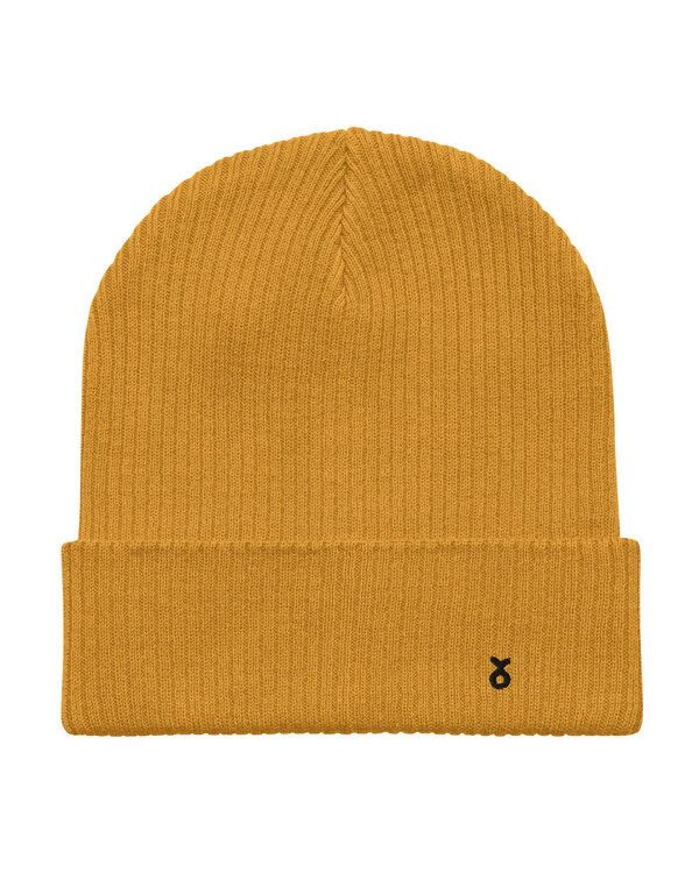 Rippenmütze aus Bio-Baumwolle Unisex - PepMelon schwarzes Logo – Ansicht 3