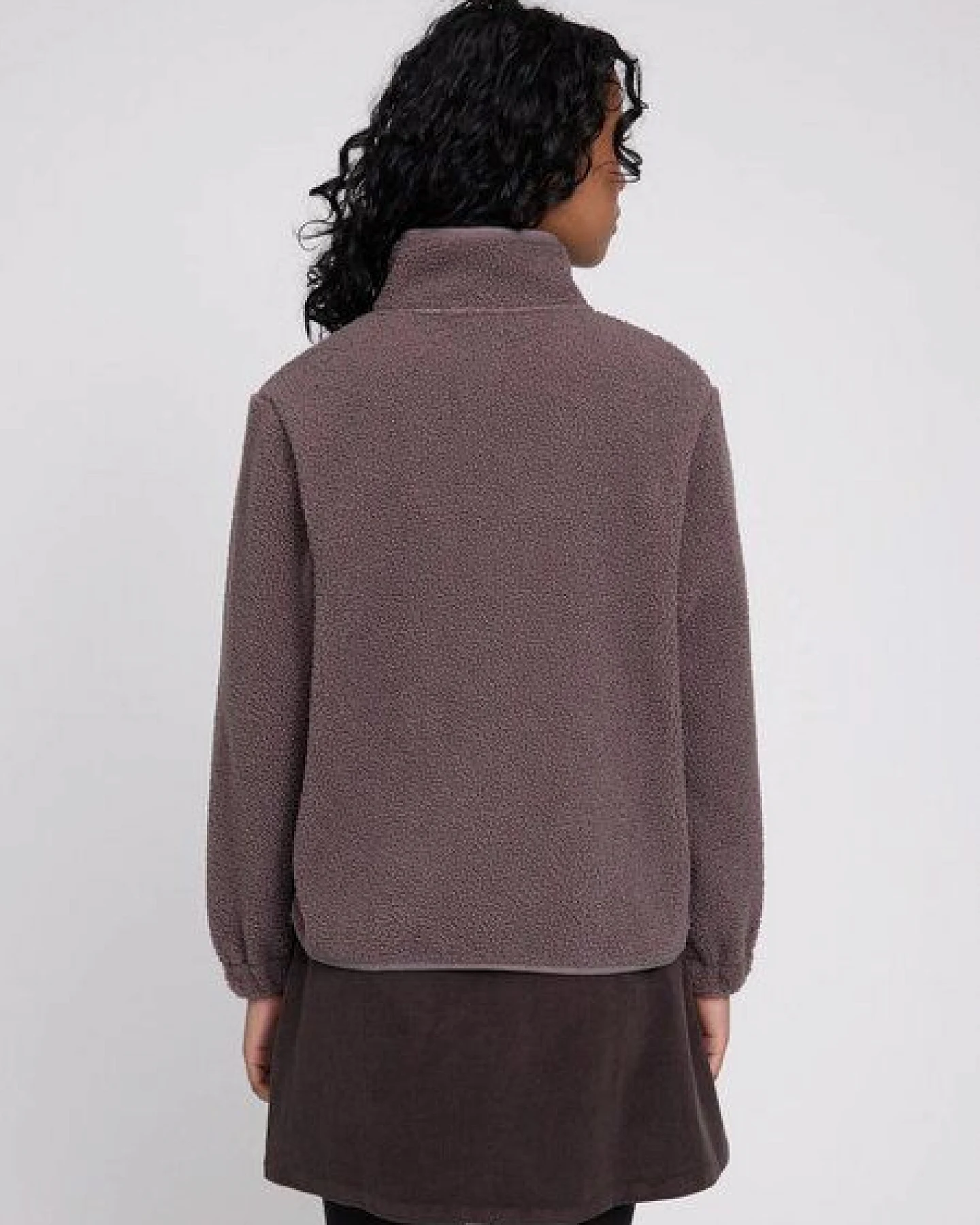 Mazine Damen Teddy-Fleece Jacke – Ansicht 3