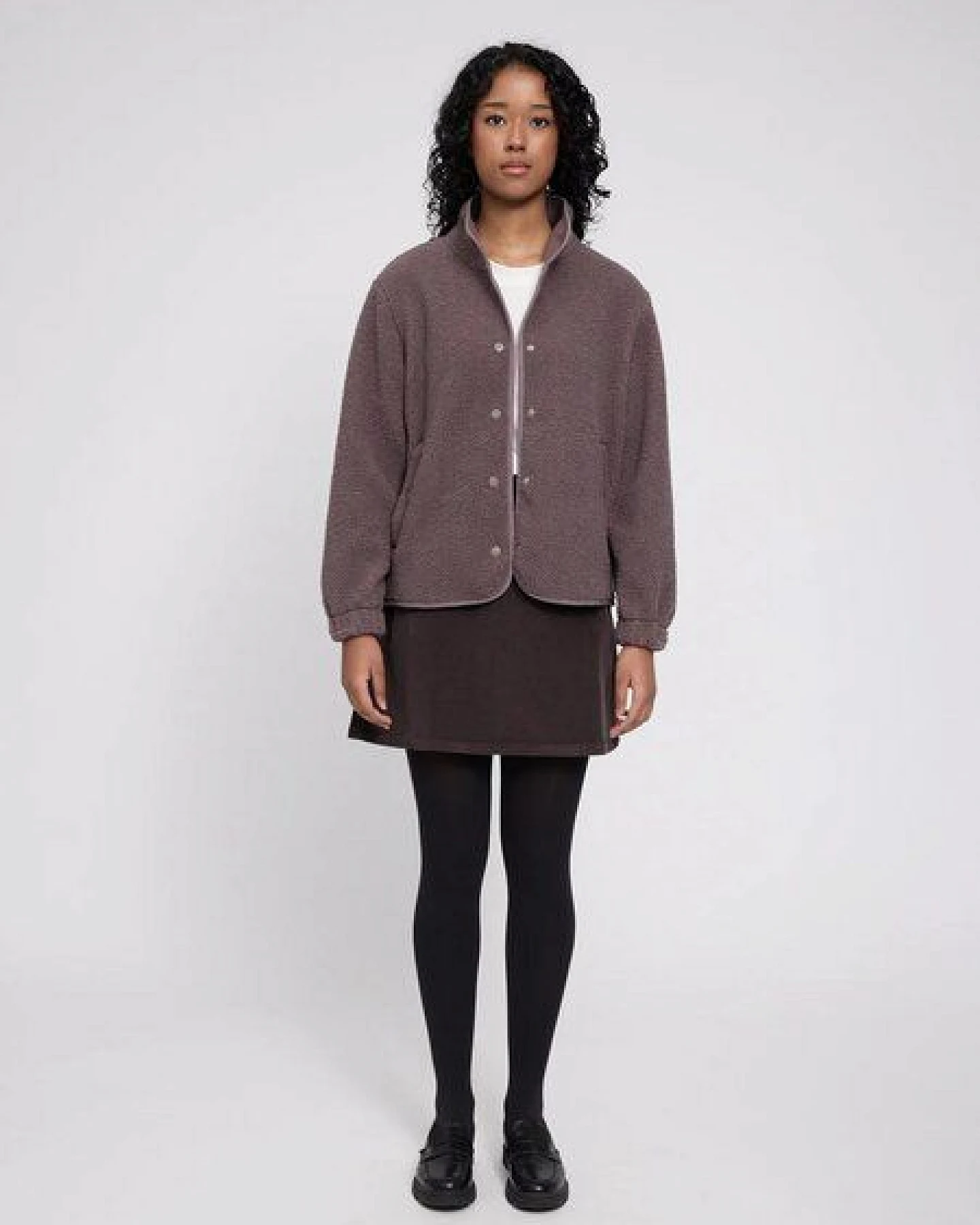 Mazine Damen Teddy-Fleece Jacke – Ansicht 4