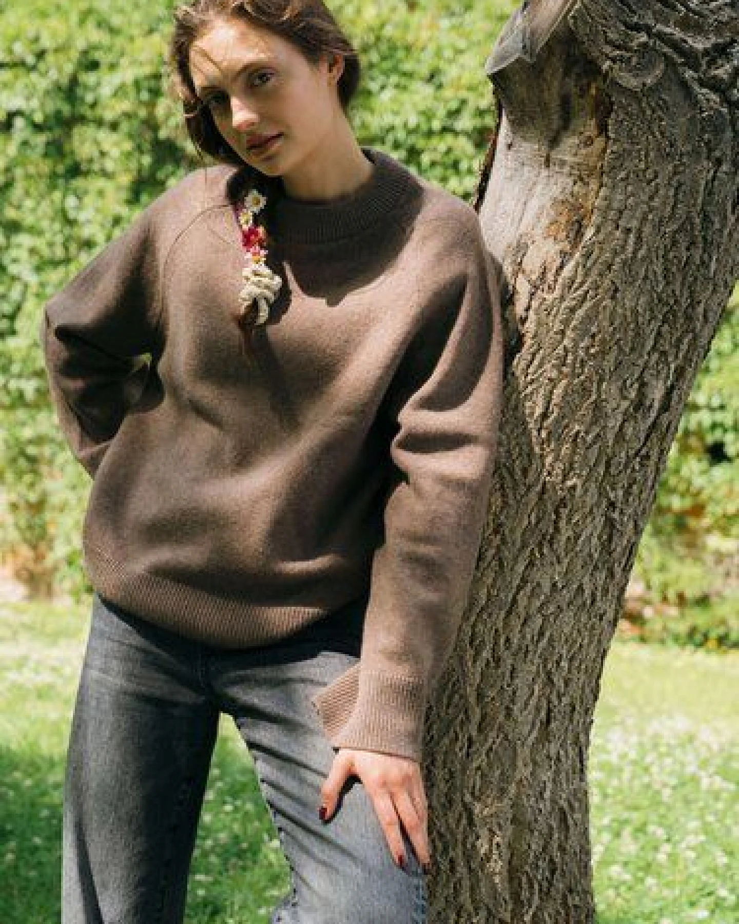 Kopyto BARIBAL - Damen Oversize Boxy Stickpullover aus Merino-wolle RWS- zertifiziert – Ansicht 3