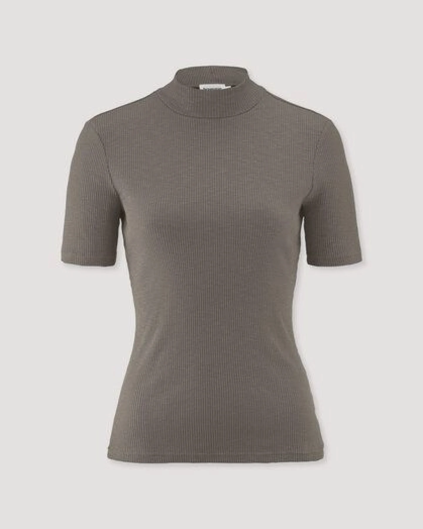hessnatur Mock-Neck Shirt Slim aus Bio-Baumwolle – Ansicht 4
