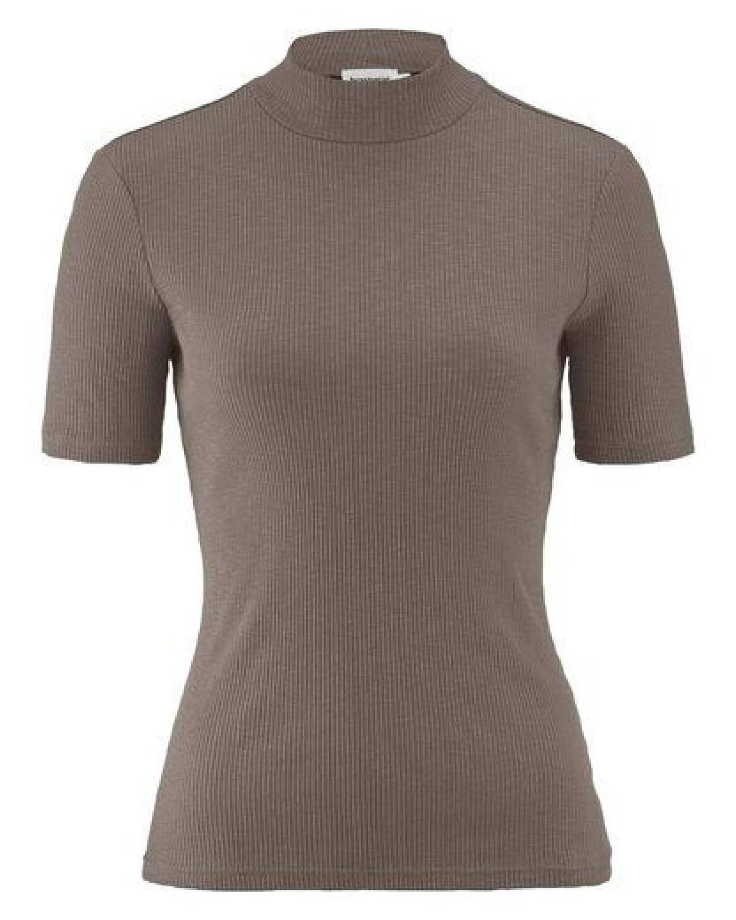 hessnatur Mock-Neck Shirt Slim aus Bio-Baumwolle – Ansicht 3