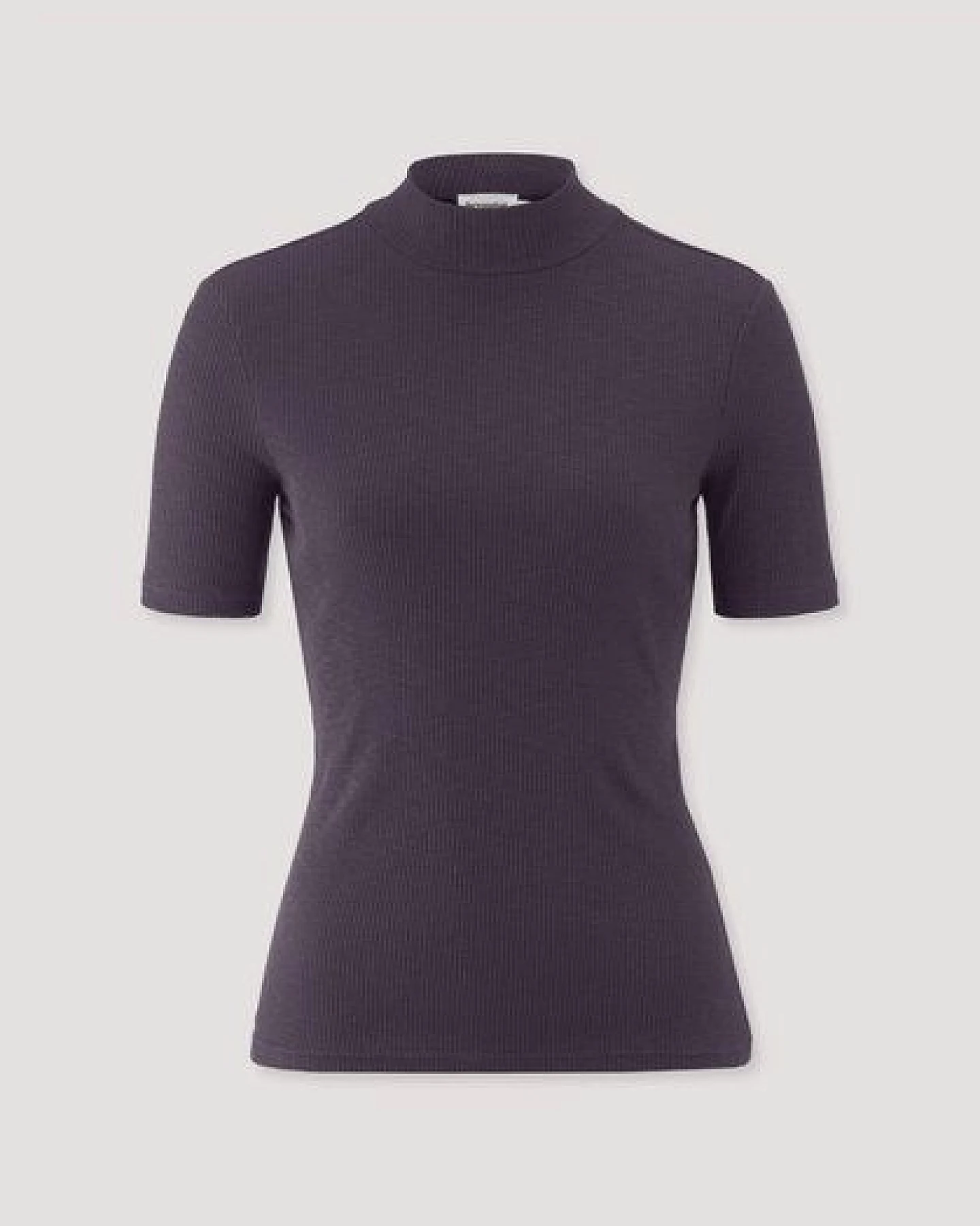 hessnatur Mock-Neck Shirt Slim aus Bio-Baumwolle – Ansicht 4