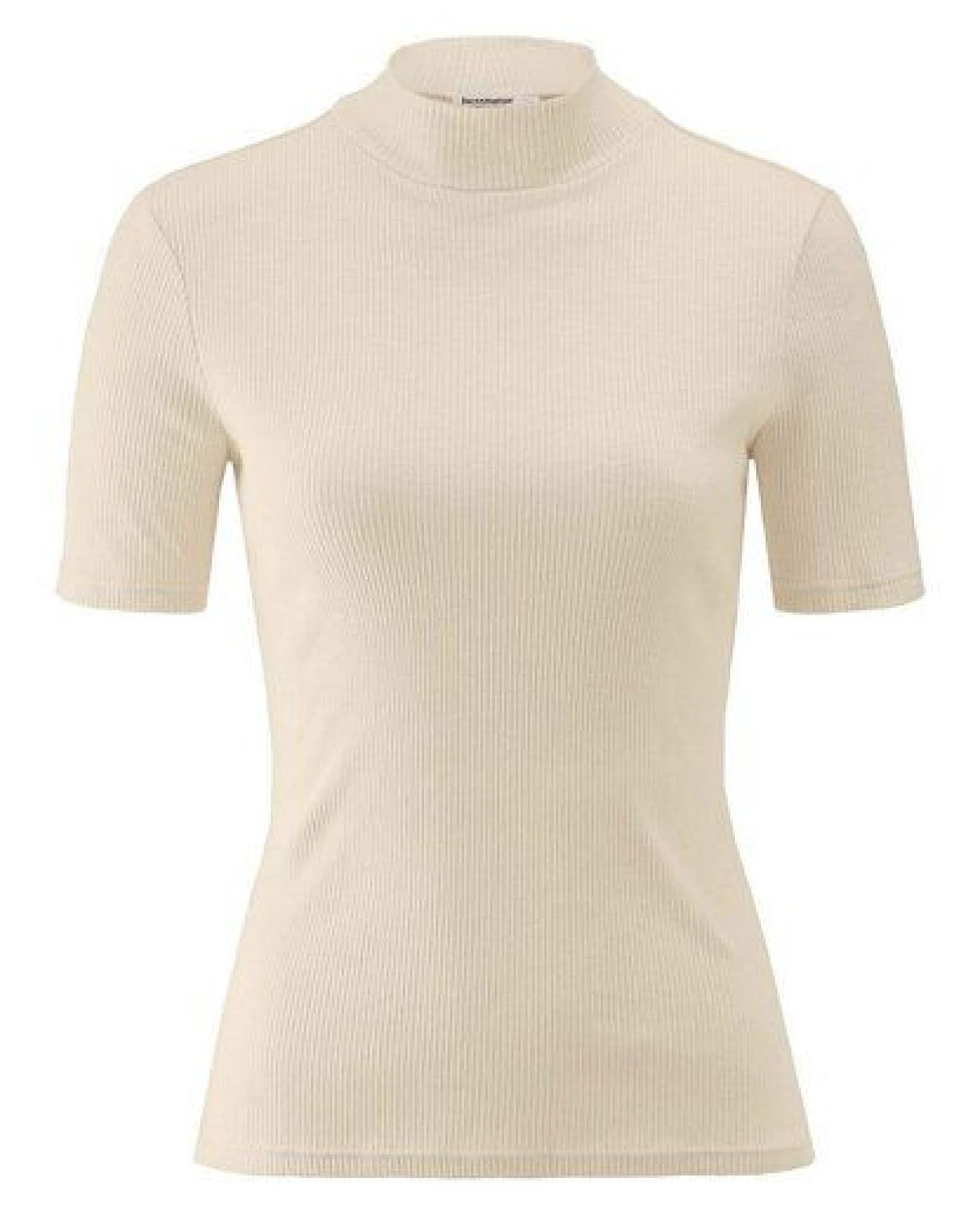 hessnatur Mock-Neck Shirt Slim aus Bio-Baumwolle – Ansicht 3