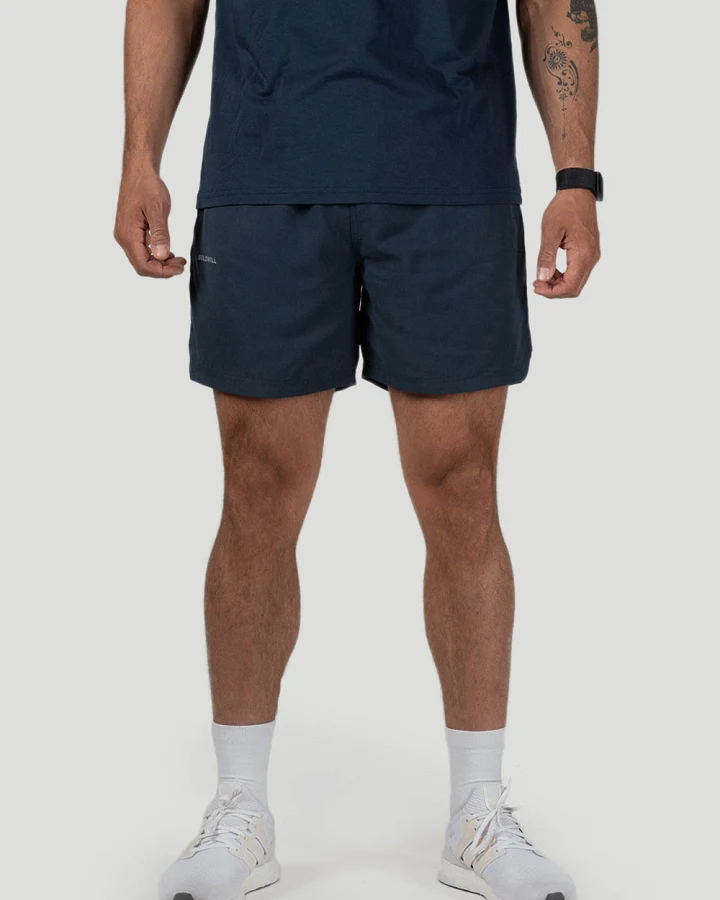 Boldwill Herren vegan Sportshorts Blau