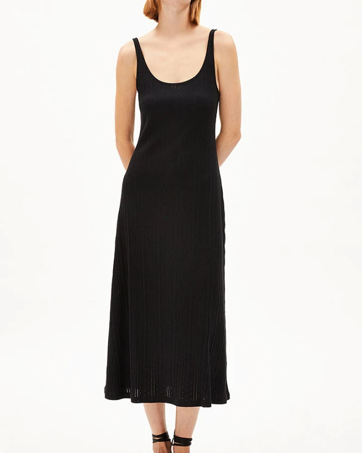 ARMEDANGELS Damen vegan Kleid Ekenaa Schwarz