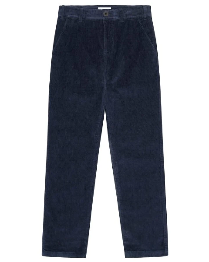 KnowledgeCotton Apparel - 14 Wales Chuck Corduroy Chino - Freizeithose Gr 34 blau