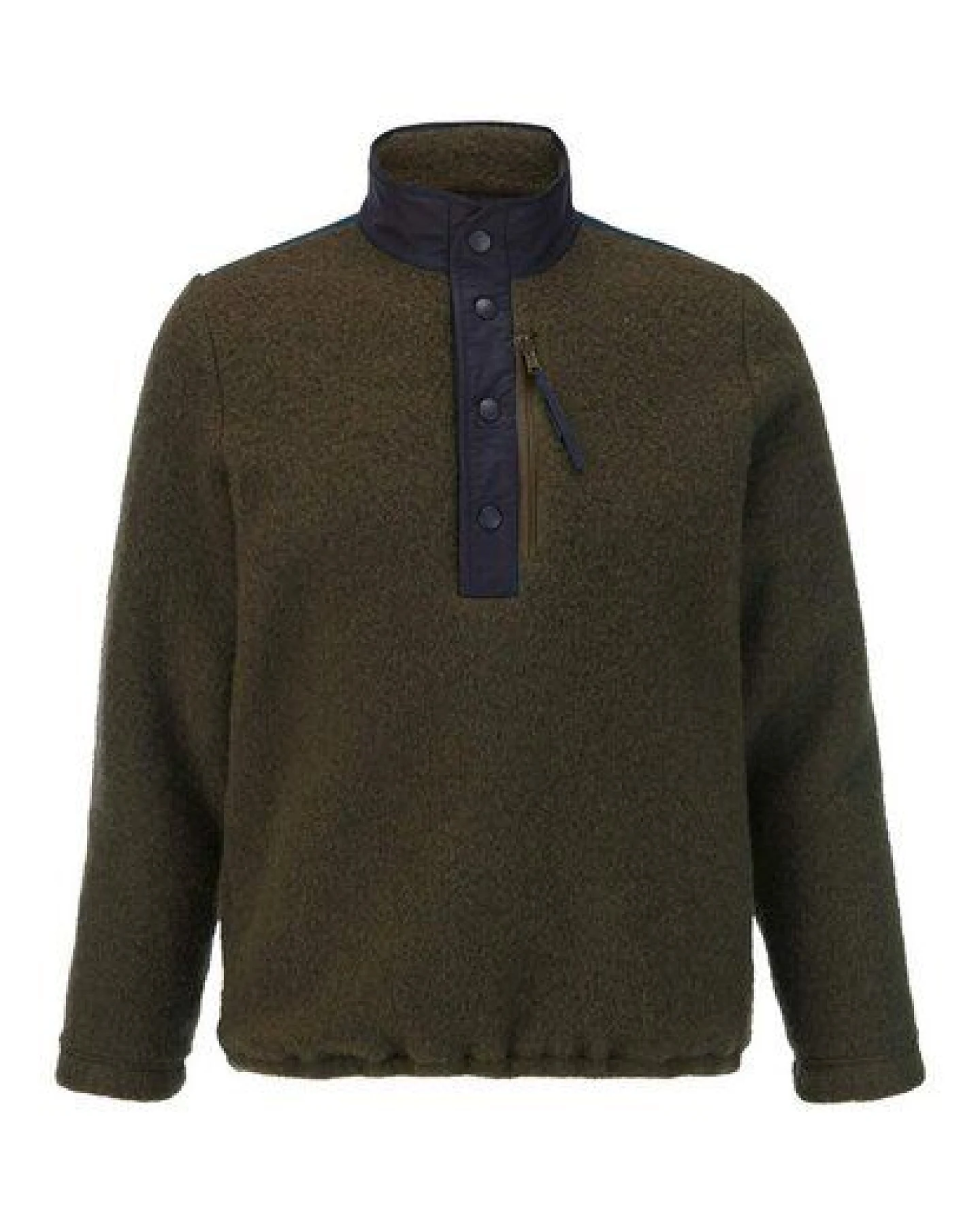 hessnatur Wollfleece Troyer Relaxed aus reiner Bio-Merinowolle – Ansicht 3