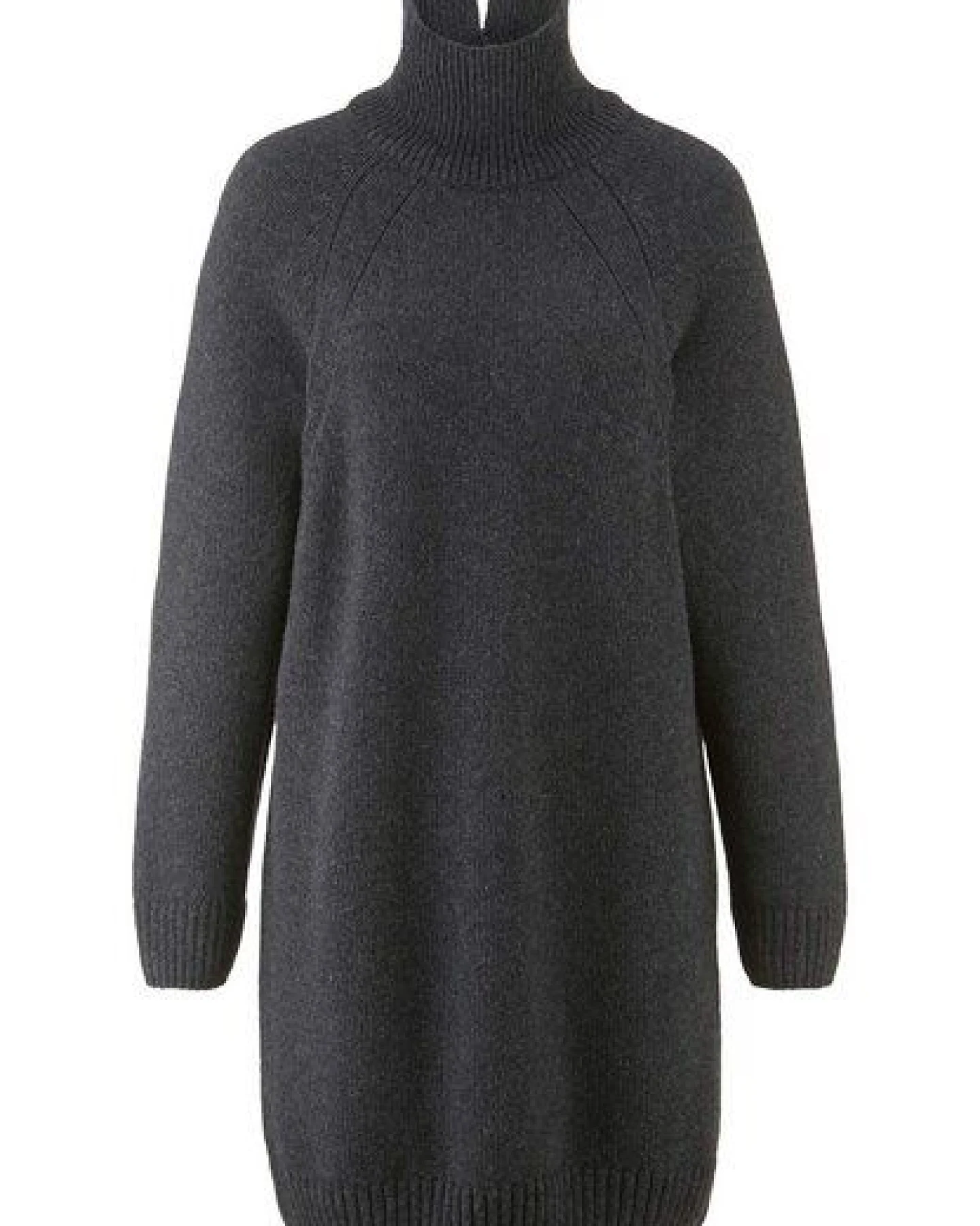 hessnatur Strickkleid Relaxed aus Bio-Merinowolle mit Bio-Baumwolle – Ansicht 3