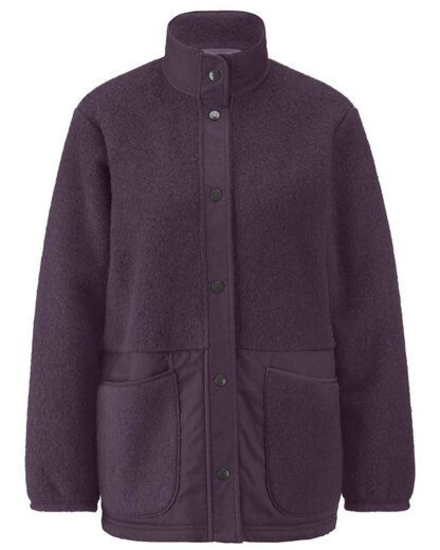 hessnatur Wolfleece Jacke Patch Relaxed aus reiner Bio-Merinowolle – Ansicht 3