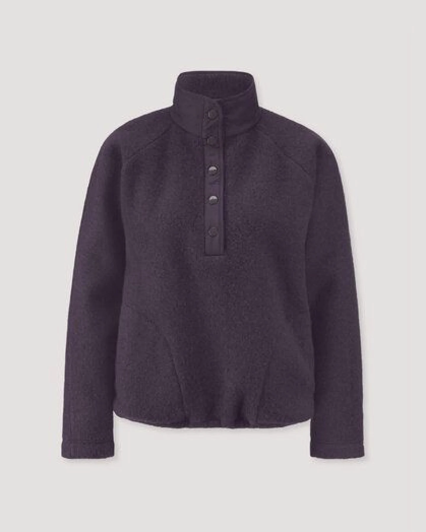 hessnatur Wollfleece Troyer Patch Relaxed aus reiner Bio-Merinowolle – Ansicht 4