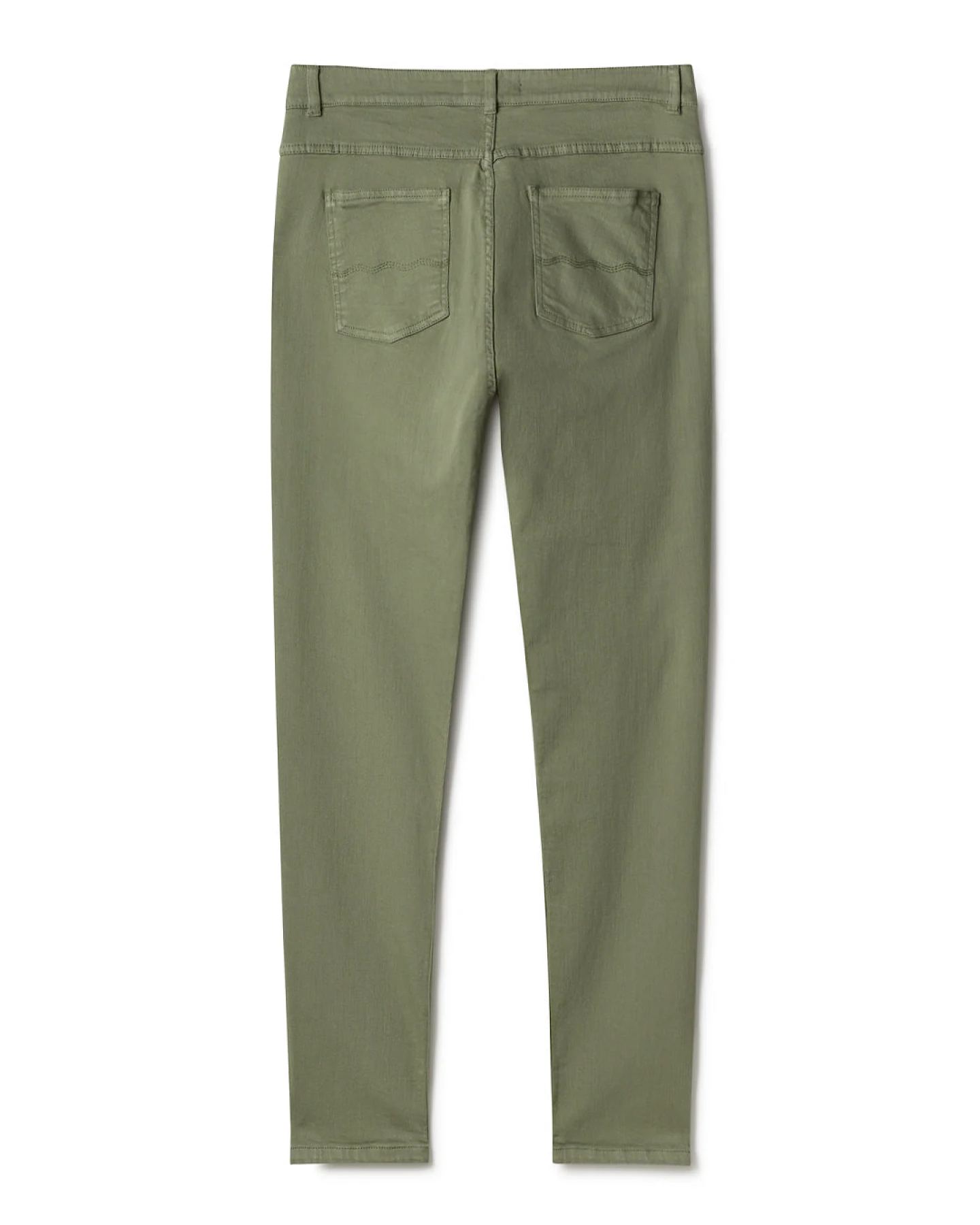 TWOTHIRDS Damen vegan Jeans Cleopha Khaki – Ansicht 2